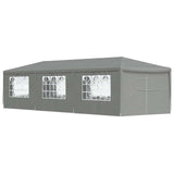 Party Tent 900 x 300 x 255 cm Light Grey PE and Steel 42033001