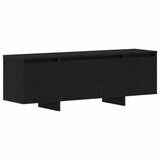 TV Cabinet Black Oak 120 x 30 x 40.5 cm Engineered Wood 862709