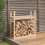 ZNTS Firewood Rack 110x35x108.5 cm Solid Wood Pine 823857