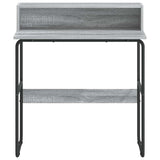 Desk with Storage Grey Sonoma 80 x 50 x 91 cm 8008023