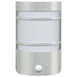 Outdoor Wall Lights with Sensors 2pcs Silver Stainless Steel 4006297