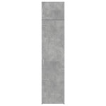 ZNTS Slim Storage Cabinet Concrete Grey 50x42.5x225 cm Engineered Wood 3281304