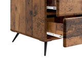 Bedside Cabinet Old Wood 43 x 41 x 66.5 cm Engineered Wood 895483