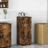 Bathroom Cabinet with Drawer Smoked Oak 30 x 35 x 80 cm 883329
