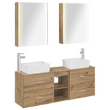 Bathroom Furniture Set 5 pcs Artisan Oak 3406854