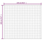 Weighted Blanket Grey 200x220 cm 9 kg Fabric 3154785