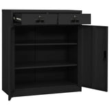 Office Cabinet Anthracite Steel Medium Locks Office Cabinet 336412