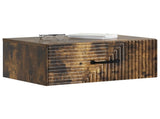 Wall-Mounted Bedside Cabinet 2 pcs Smoked Oak 49 x 34.5 x 20 cm 898626