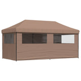 Party Tent Folding Brown 292 x 580 x 315 cm Oxford Fabric 42023669