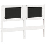 Headboard Other White 135 cm Solid pine wood 878963