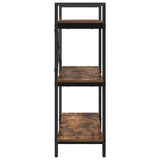Bookshelf Smoked Oak 100 x 33.5 x 102 cm Engineered Wood 883948