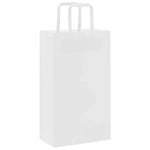 ZNTS Paper Bags 250 pcs with Handles White 21x11x36 cm 4101841