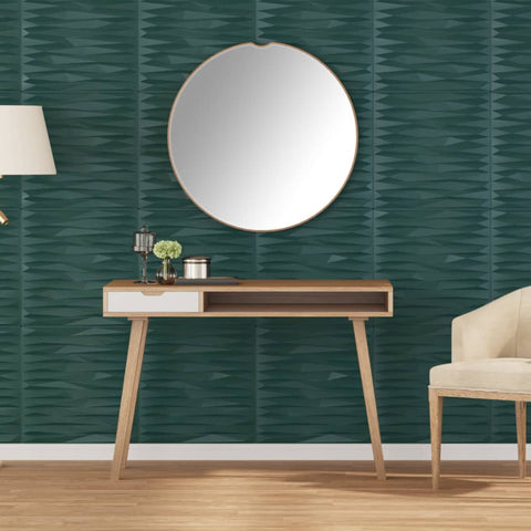 ZNTS Wall Panels 48 pcs Green 50x50 cm XPS 12 m² Stone 4100085