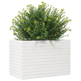 Garden Planter White 70x40x45.5 cm Solid Wood Pine 847264
