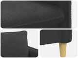 XXL Armchair Dark Grey Boucl 42043565