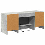 Electric Fireplace Concrete 98 x 28.5 x 40.5 cm Engineered wood 8021194