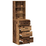 Highboard with Drawer Old wood 40 x 41 x 135 cm Engineered wood 865053