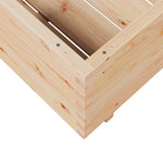 ZNTS Garden Planter 70x70x49.5 cm Solid Wood Pine 847363
