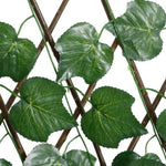 Artificial Grape Leaf Trellis Expandable Green 5 pcs 190x60 cm 366583