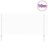 Welded Wire Fence 10 x 1.2 m Hot-Dip Galvanised Steel 3336968