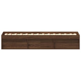 Bed Frame without Mattress Brown Oak 90x200 cm 3203830
