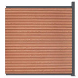 Fence Panel WPC Brown 173x186 cm 4003982