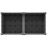 Garden Planter with Wheels Light Grey 80 x 40 x 33 cm PP 3422957