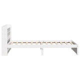 Bed Frame with Headboard without Mattress White 90x200 cm 3306731