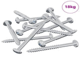 Wood Screw 3273 pcs Silver 9.8 x 53 mm Steel 864522