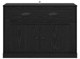 Highboard Black Oak 70 x 35.5 x 67.5 cm Engineered Wood 881419