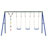 Outdoor Swing Set with Swings and Disc Swing 3283610