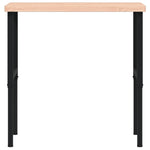 Workbench 100x60x cm Solid Wood Beech Rectangular 3309683