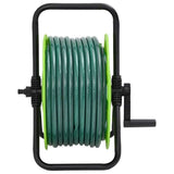 Free Standing Green Hose Reel with Hose Fitting Set 0.5" 50 m PVC 3281519
