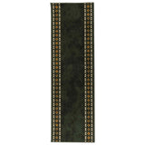 Runner Rug FLORNES Woven Green 80 x 400 cm PP 7 mm 42057287
