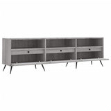 TV Cabinet Grey Sonoma 150x30x44.5 cm Engineered Wood 831258