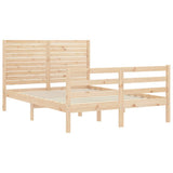 Bed Frame without Mattress 120x200 cm Solid Wood 3195021