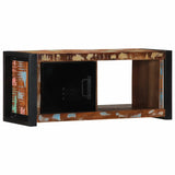 ZNTS TV Cabinet 80x30x35 cm Solid Wood Reclaimed 4013596