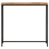 Console Table 80x30x74 cm Solid Wood Mango and Iron 371967