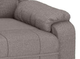 Massage Chair Taupe Fabric 348128