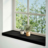 Window Sills 2 pcs Brown Black 80x25x2 cm Solid Wood Oak 4009182