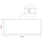Balcony Privacy Screen 200 x 500 cm Fabric with PU Coated 42036417