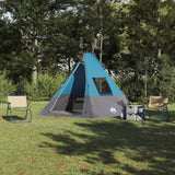 Tipi Tent with Roof Blue 383 x 338 x 217 cm Taffeta 42001167
