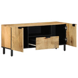 TV Cabinet Brown 105x33x46 cm Solid Wood Mango 4017734