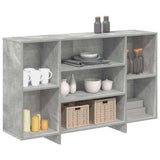 Sideboard Concrete Grey 120x30x75 cm Engineered Wood 809624