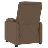Recliner Chair Brown Fabric 339106