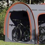 Bike Storage Tent with Roof Grey and Orange 218 x 156 x 180 cm 42001007