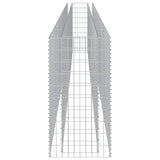 143566 Gabion Raised Bed Galvanised Steel 540x50x100 cm