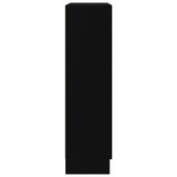 Book Cabinet Black 82.5x30.5x115 cm Engineered Wood 802715