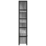 Bookshelf Grey sonoma 80 x 30 x 155.5 cm Engineered Wood 868440