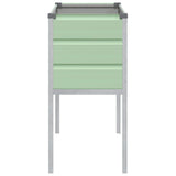Planter Pastel Green 100 x 45 x 90 cm Galvanised Steel 42018282